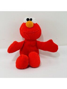 Vintage Tyco Sesame Street Jim Henson Elmo Red Plush Toy Mattel Mascot Cartoon